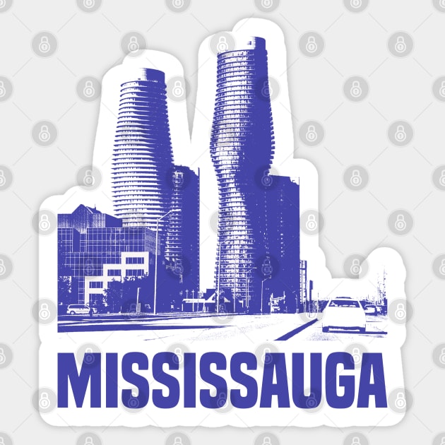 Mississauga Sticker by Den Vector